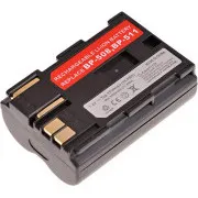 Batéria T6 Power Canon BP-508, BP-511, BP-511A, BP-512, BP-514, 1600mAh, 11,8Wh, hnedá