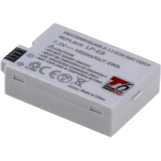 Batéria T6 power Canon LP-E8, 1050mAh, 7,6Wh, sivá Batéria T6 power Canon LP-E8, 1050mAh, 7,6Wh, sivá