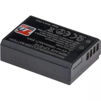 Batéria T6 power Canon LP-E10, 1050mAh, 7,8Wh, čierna
