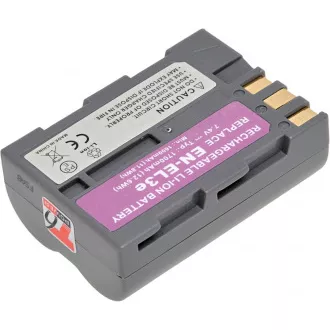 Batéria T6 power Nikon EN-EL3e, EN-EL3, EN-EL3a, 1700mAh, sivá