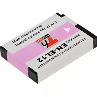 Batéria T6 Power Nikon EN-EL12, 1050mAh, 3,8Wh, čierna