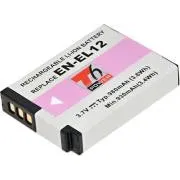 Batéria T6 Power pre Nikon EN-EL12, 1050mAh, 3,8Wh, čierna