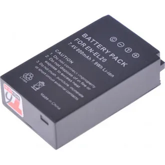 Batéria T6 Power pre Nikon EN-EL20, EN-EL20a, 800mAh, 5,9Wh Batéria T6 Power pre Nikon EN-EL20, EN-EL20a, 800mAh, 5,9Wh