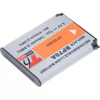Batéria T6 Power Samsung BP-70A, BP70A, SLB-70A, 700mAh, 2,6Wh