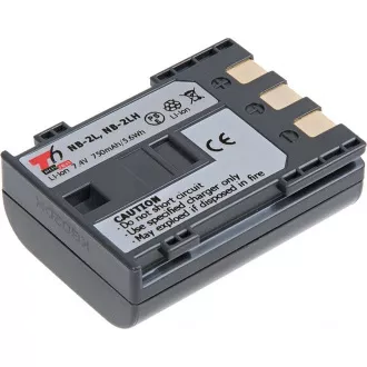 Batéria T6 Power Canon NB-2L, NB-2LH, BP-2LH, 750mAh, 5,5Wh, sivá