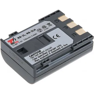 Batéria T6 Power Canon NB-2L, NB-2LH, BP-2LH, 750mAh, 5,5Wh, sivá Batéria T6 Power Canon NB-2L, NB-2LH, BP-2LH, 750mAh, 5,5Wh, sivá