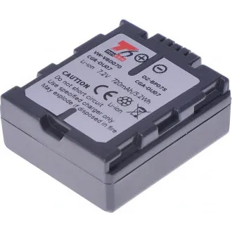 Batéria T6 Power pre Panasonic VW-VBD070, CGA-DU07, CGR-DU07, Hitachi DZ-BP07S, 720mAh, 5,2Wh Batéria T6 Power pre Panasonic VW-VBD070, CGA-DU07, CGR-DU07, Hitachi DZ-BP07S, 720mAh, 5,2Wh