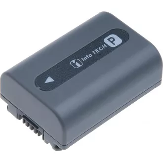 Batéria T6 Power Sony NP-FP30, NP-FP50, 750mAh, 5,4Wh, sivá