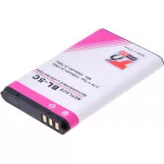 Batéria T6 Power pre Nokia 6300, 6600, 5100, 1100, 3650, 6230, C1-01, C2-01, 1100mAh, 4,1Wh, Li-ion