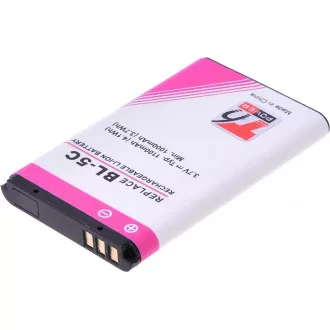 Batéria T6 Power pre Nokia 6300, 6600, 5100, 1100, 3650, 6230, C1-01, C2-01, 1100mAh, 4,1Wh, Li-ion