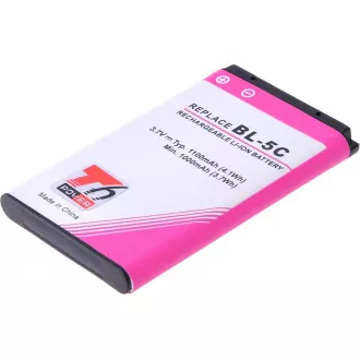 Batéria T6 Power pre Nokia 6300, 6600, 5100, 1100, 3650, 6230, C1-01, C2-01, 1100mAh, 4,1Wh, Li-ion
