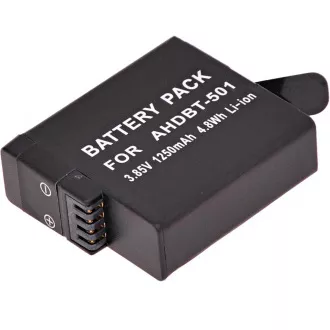 Batéria T6 Power pre GoPro Hero5, Hero6 Black, AHDBT-501, AABAT-001, 601-10197-000, 1250mAh, 4,8Wh Batéria T6 Power pre GoPro Hero5, Hero6 Black, AHDBT-501, AABAT-001, 601-10197-000, 1250mAh, 4,8Wh