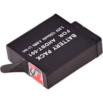 Batéria T6 Power pre GoPro Hero5, Hero6 Black, AHDBT-501, AABAT-001, 601-10197-000, 1250mAh, 4,8Wh Batéria T6 Power pre GoPro Hero5, Hero6 Black, AHDBT-501, AABAT-001, 601-10197-000, 1250mAh, 4,8Wh