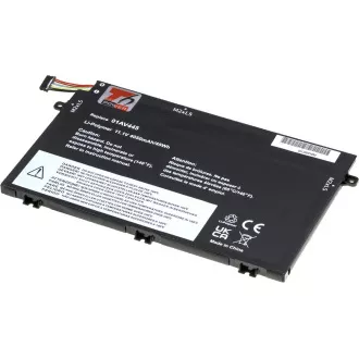 Batéria T6 Power pre Lenovo ThinkPad E480, E490, E580, E590, E14, E15, 4050mAh, 45Wh, 3cell, Li-pol