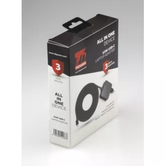 T6 Power univerzálny adaptér k notebooku, 65W, USB-C