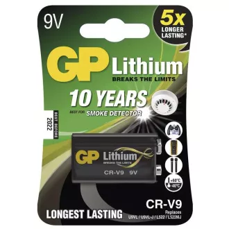 Lítiová Batéria GP CR-V9 9V - 1ks Lítiová Batéria GP CR-V9 9V - 1ks