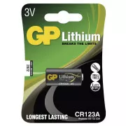 Lítiová batéria GP CR123A - 1ks