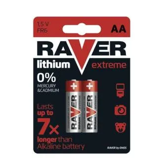 Lítiová batéria RAVER 2x AA Lítiová batéria RAVER 2x AA