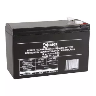 AKUMULÁTOR SLA 12V 7,2 Ah FA4,7