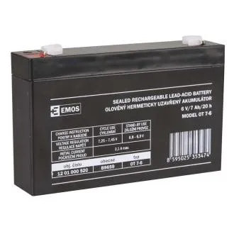 AKUMULÁTOR SLA 6V/7Ah FA-4,7mm AKUMULÁTOR SLA 6V/7Ah FA-4,7mm