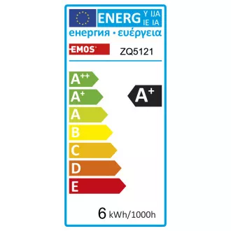 EMOS LED ŽIAROVKA CLASSIC A60 6W (40W) 470lm E27 NW