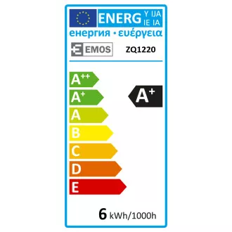 EMOS LED ŽIAROVKA CLASSIC MINI GL 6W (40W) 470lm E14 WW
