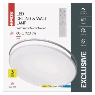 EMOS prisadené svietidlo s ovládačom ZM5165 (35cm) EMOS prisadené svietidlo s ovládačom ZM5165 (35cm)