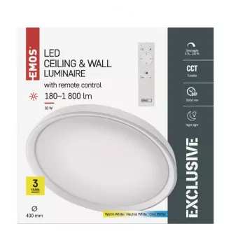 LED prisadené svietidlo, 30W, stmievanie, zmena CCT