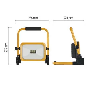 EMOS PRENOSNÝ NABÍJACÍ LED REFLEKTOR ACCO 20W, 2000LM, IP54 EMOS PRENOSNÝ NABÍJACÍ LED REFLEKTOR ACCO 20W, 2000LM, IP54