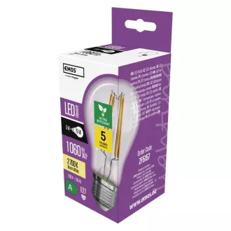 LED žiarovka A60/E27/5W/75W/1060lm/teplá biela LED žiarovka A60/E27/5W/75W/1060lm/teplá biela