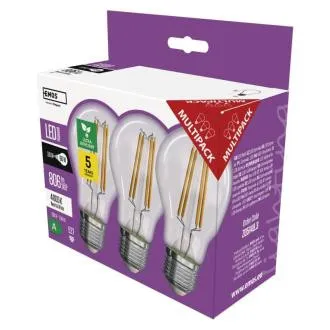 LED žiarovka A60/E27/3,8W/60W/806lm/neutrálna biela,3ks LED žiarovka A60/E27/3,8W/60W/806lm/neutrálna biela,3ks