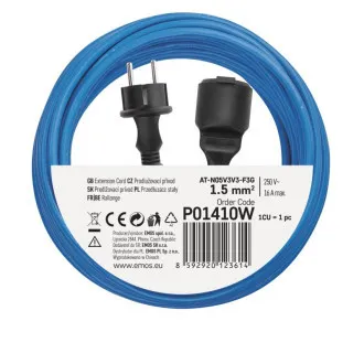 EMOS PREDLŽKA 1Z 10M 1,5MM NEMRZNÚCI KÁBEL EMOS PREDLŽKA 1Z 10M 1,5MM NEMRZNÚCI KÁBEL