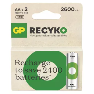 GP Nabíjací bat. ReCyko 2600 AA (HR6) - 2ks