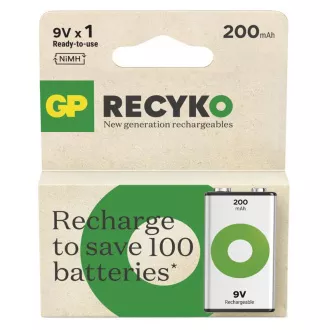 GP Nabíjací bat. ReCyko 200 (9V) - 1ks