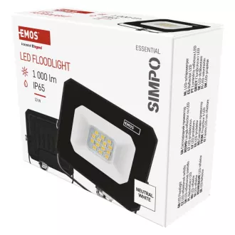 EMOS LED REFLEKTOR SIMPO 10W, 1000Lm, 4000K EMOS LED REFLEKTOR SIMPO 10W, 1000Lm, 4000K