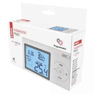 EMOS Programovateľný termostat-drôtový P5607 EMOS Programovateľný termostat-drôtový P5607