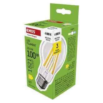 EMOS LED FLM A60 10,5 W (100 W) 1521lm E27 NW EMOS LED FLM A60 10,5 W (100 W) 1521lm E27 NW