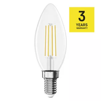 EMOS LED FLM CANDLE 3,4 W (40 W) 470lm E14 WW