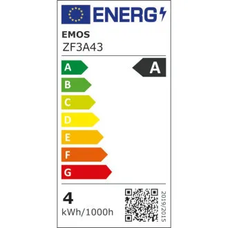 EMOS LED FLM CANDLE 3,8 W (60 W) 806lm E14 NW A CLASS EMOS LED FLM CANDLE 3,8 W (60 W) 806lm E14 NW A CLASS
