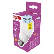 EMOS LED CLS A60 7W (60W) 806lm E27 CW