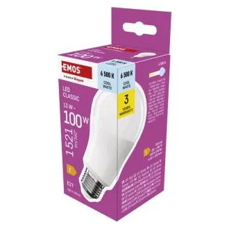 EMOS LED CLS A60 13W (100W) 1521lm E27 CW EMOS LED CLS A60 13W (100W) 1521lm E27 CW