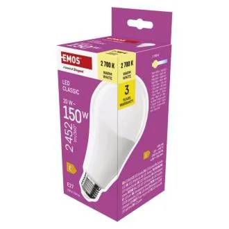EMOS LED CLS A80 20W (150W) 2452lm E27 WW EMOS LED CLS A80 20W (150W) 2452lm E27 WW