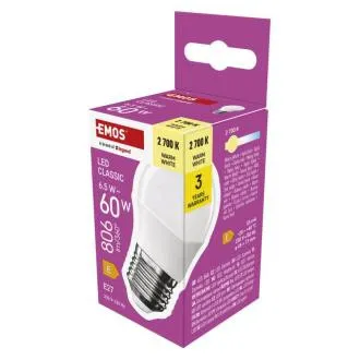 LED CLS MINI GLOBE 6,5 W (60 W) 806lm E27 WW LED CLS MINI GLOBE 6,5 W (60 W) 806lm E27 WW