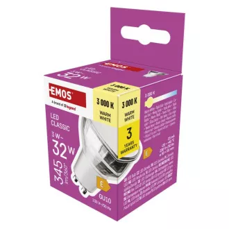 LED CLS MR16 3W(32W) 345lm GU10 WW LED CLS MR16 3W(32W) 345lm GU10 WW