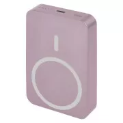 EMOS POWERBANKA WI1046, bezdrôtové nabíjanie 20W, 10.000mAh, LOSOSOVÁ, 1xUSB-C