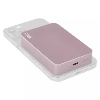 EMOS POWERBANKA WI1046, bezdrôtové nabíjanie 20W, 10.000mAh, LOSOSOVÁ, 1xUSB-C EMOS POWERBANKA WI1046, bezdrôtové nabíjanie 20W, 10.000mAh, LOSOSOVÁ, 1xUSB-C