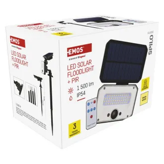 LED SOLÁRNY REFLEKTOR SPILO 1500LM IP54 WW LED SOLÁRNY REFLEKTOR SPILO 1500LM IP54 WW