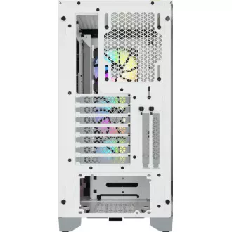 CORSAIR iCUE 4000X RGB TG mid-tower, biela CORSAIR iCUE 4000X RGB TG mid-tower, biela