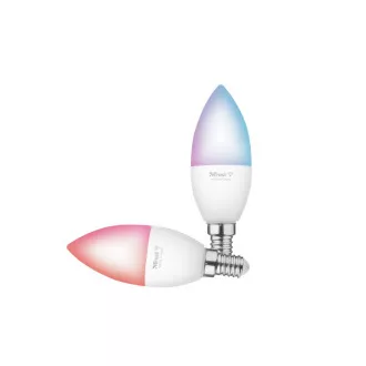 Trust Smart WiFi LED RGB&white ambience Bulb E27 - farebná / 2ks Trust Smart WiFi LED RGB&white ambience Bulb E27 - farebná / 2ks