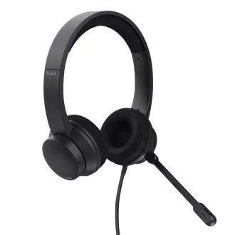 Trust HS-260/Stereo/USB/Drôt/Čierna